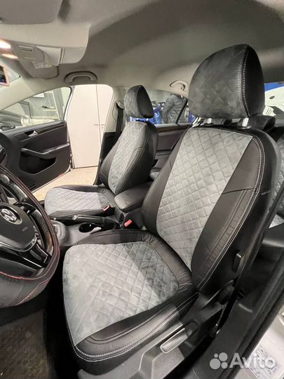 Чехлы из экокожи на Chery Tiggo FL от Автопилот