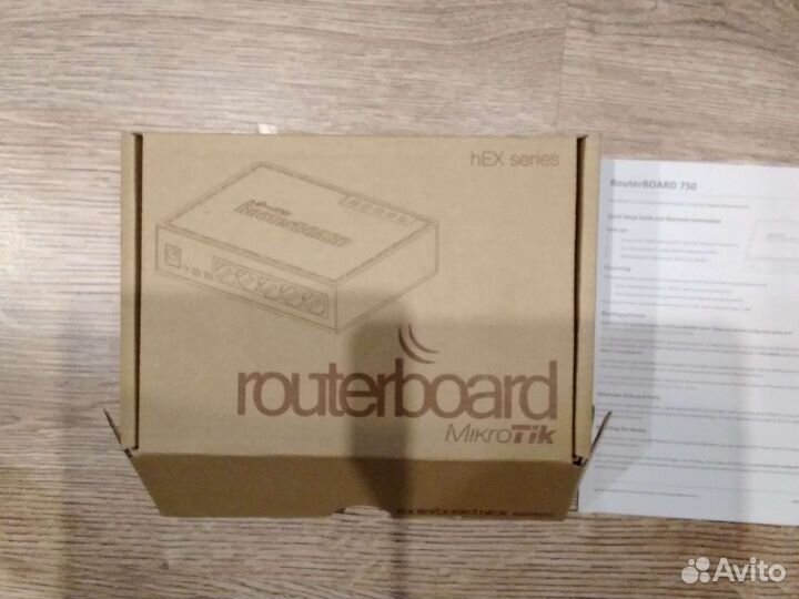 Роутер микротик RB750r2