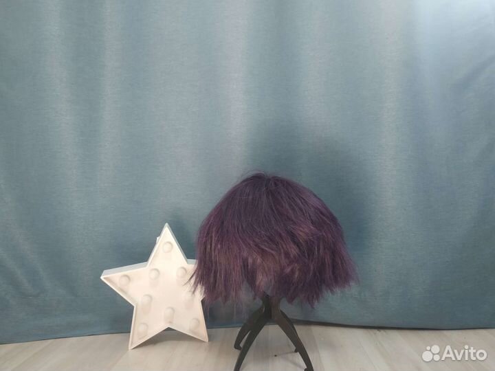 Фиолетовый парик