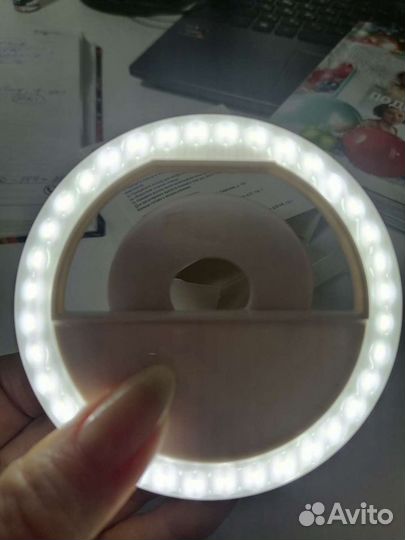 Светодиодное селфи-кольцо на телефон