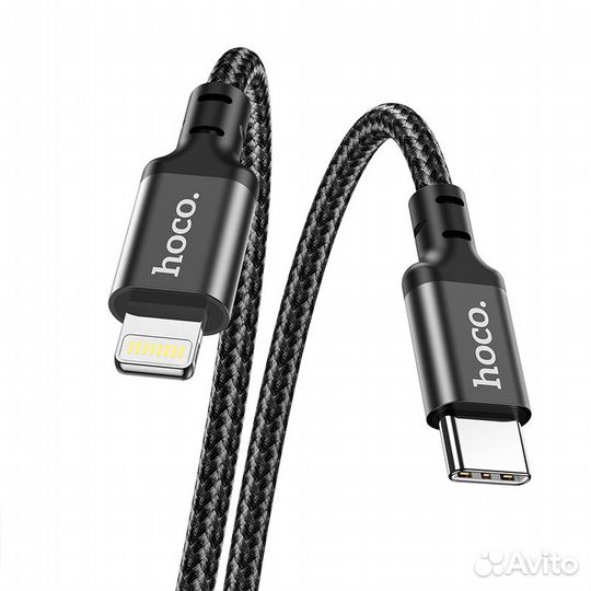 Кабель USB-C hoco X14 Double, Type-C - Lightning