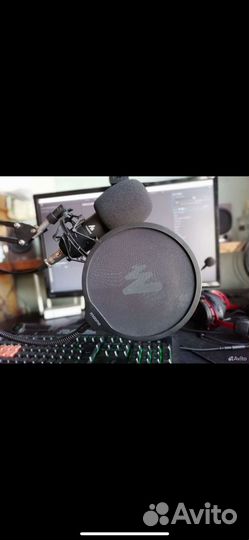 Конденсаторный микрофон xlr + внешняя аудиокарта