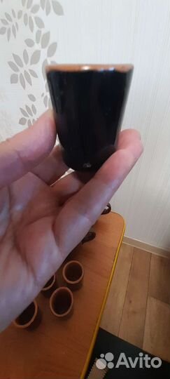 Керамические кружки и рюмки