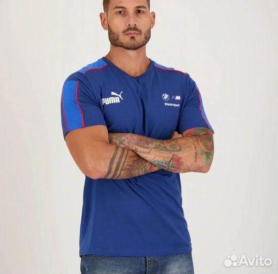 Футболка и шорты оригинал Puma BMW костюм комплект
