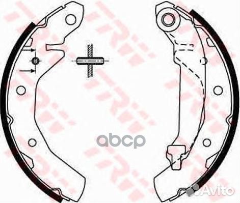 Колодки тормозные барабанные TRW GS8645 GS8645 TRW