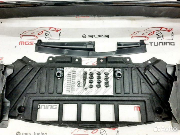 Бампер на Mercedes GLC X253 рест. Стиль 63 AMG