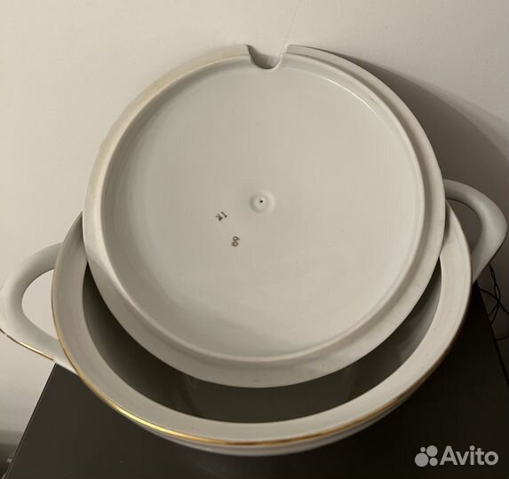 Супница роза, Польша 70 х годов