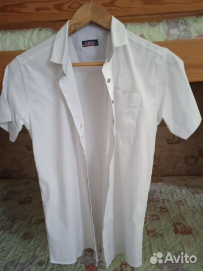 Рубашка белая школьная