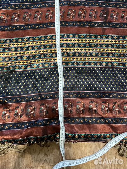 Атласный шарф, размер 48*160 см