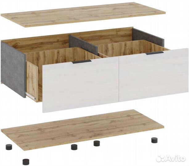 Тумба под тв Калипсо тв801 (374 мм)