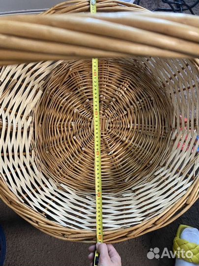 Корзина плетеная большая