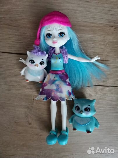 Enchantimals. Кукла Сова с питомцами