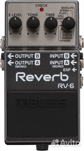 Гитарная педаль - ревербератор Boss RV-6