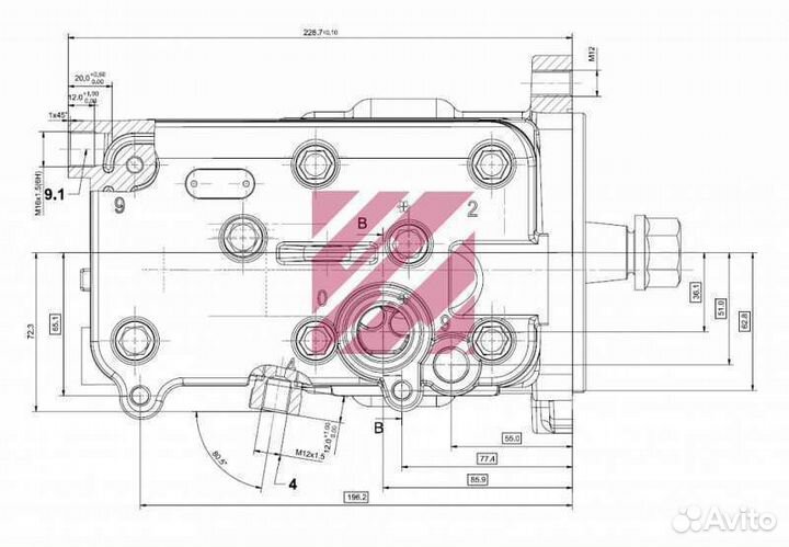 Воздушный компрессор Volvo 352 куб.см