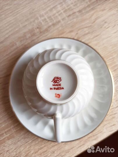 Чайная пара лфз костяной фарфор