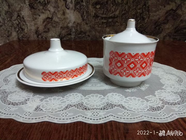 Масленки и сахарницы СССР