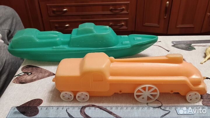 Паровоз, корабль игрушки СССР