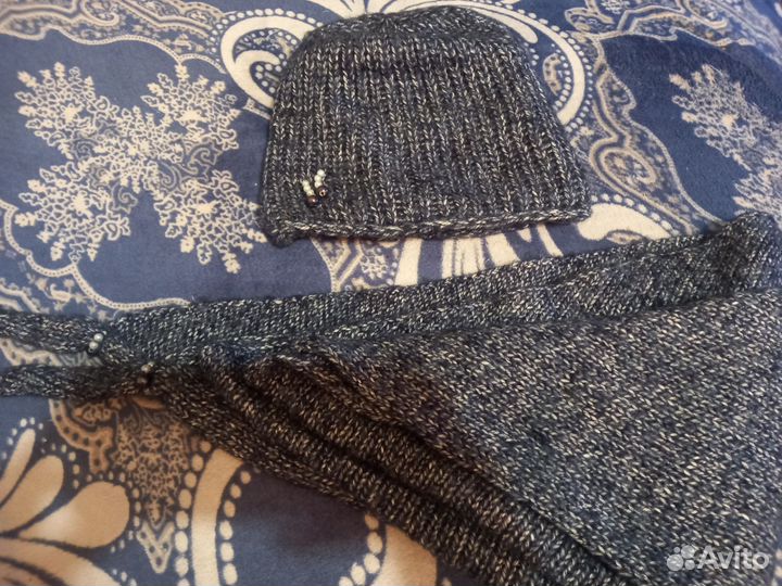 Шапка,шарф комплект