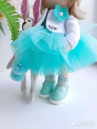 Интерьерная кукла тильда ручной работы