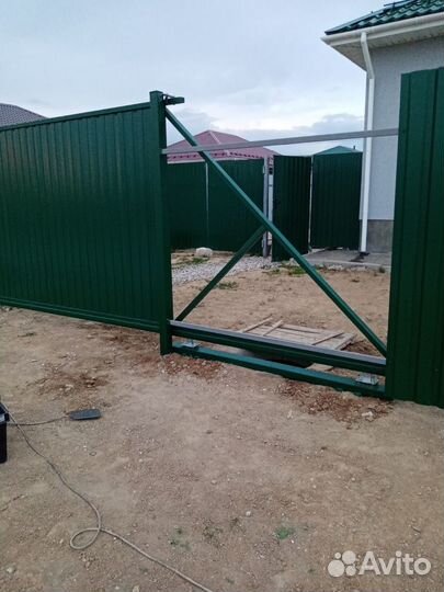 Откатные ворота под ключ с установкой