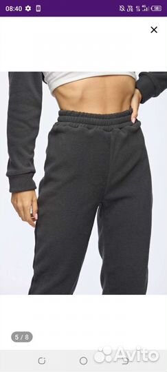 Спортивный флисовый костюм р.56