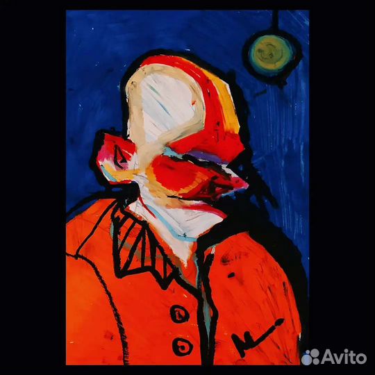 Наброски масляной пастелью