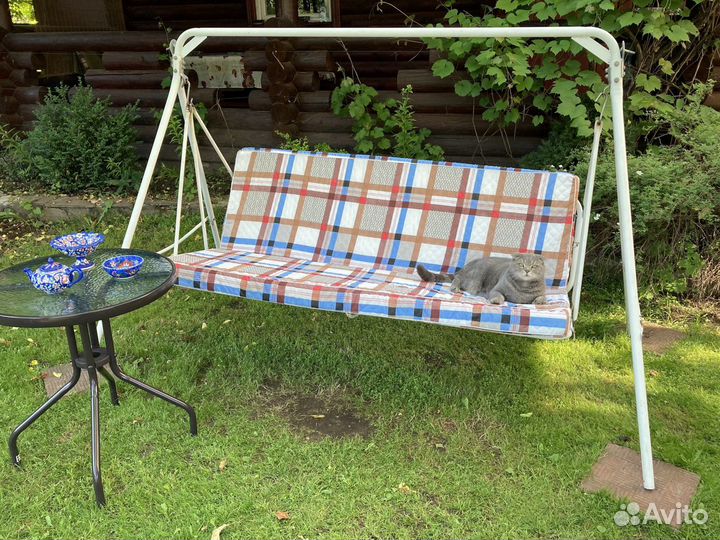 Матрас на качели поролоновый с завязками