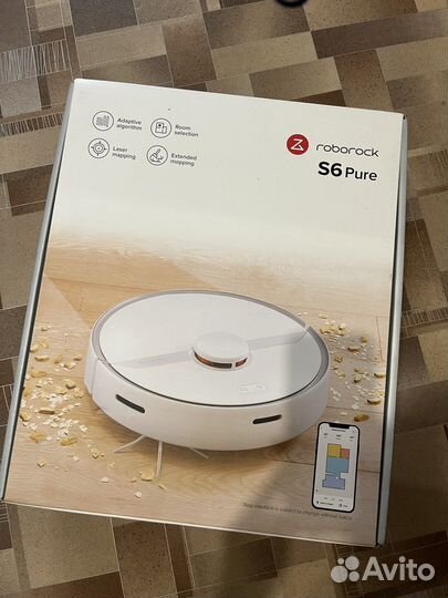 Робот пылесос roborock s6 pure