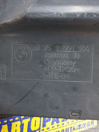 Пыльник двигателя нижний правый BMW X1 E84