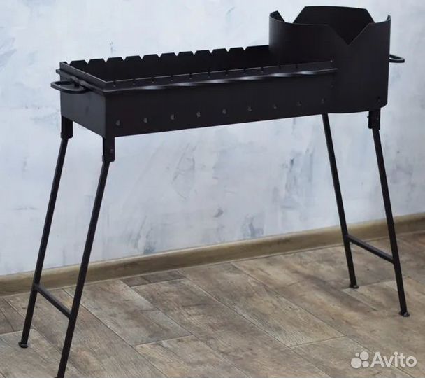 Мангал с печью под казан