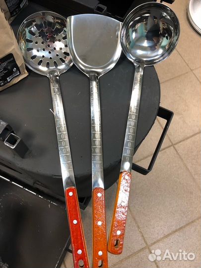 Шумовка+половник+лопатка для казана (набором)