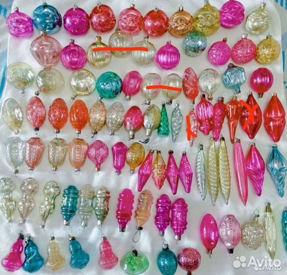 Елочные игрушки СССР