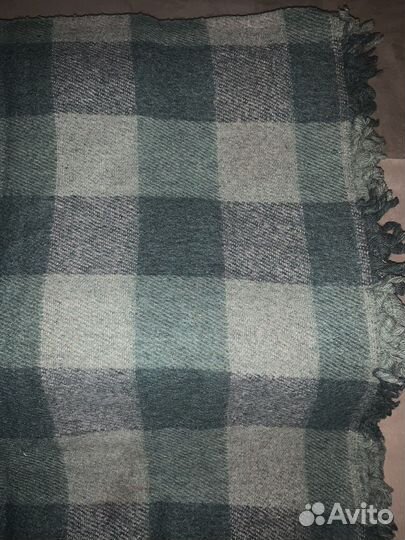 Плед шерсть новый