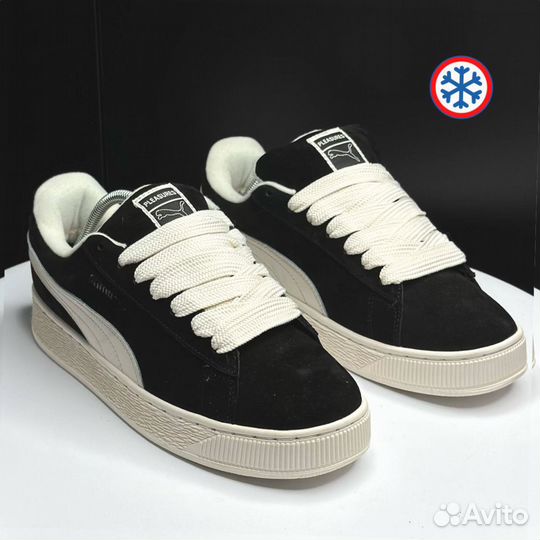 Кроссовки зимние Puma Suede XL black label