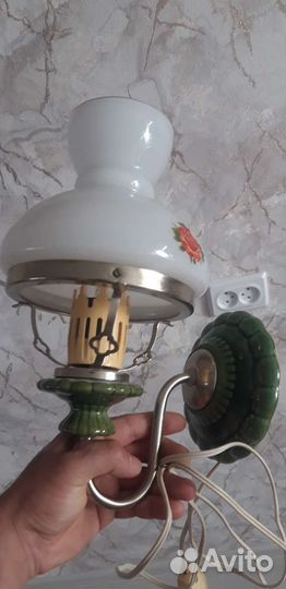 Светильник СССР керамическая