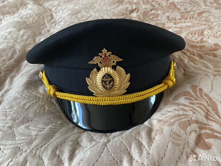 Фуражка офисная вмф черного цвета