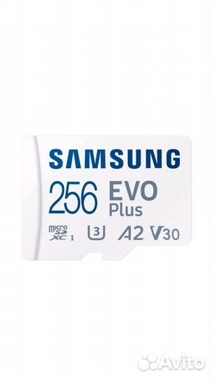 Карта памяти Samsung Micro Sd 256 Gb Evo plus