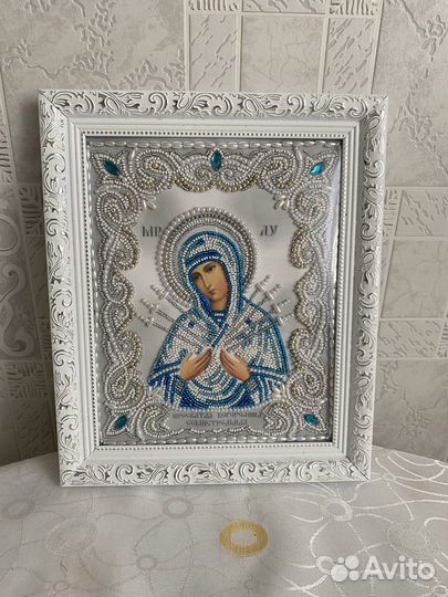 Икона бисером Семистрельная