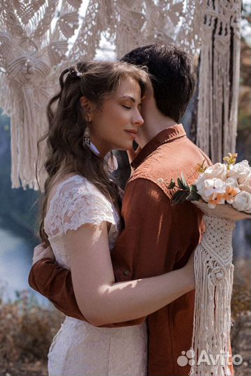 Свадебная арка, бохо декор, макраме