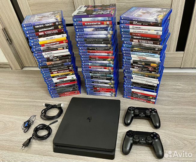 Ps 4 slim / 700 игр + / доставка