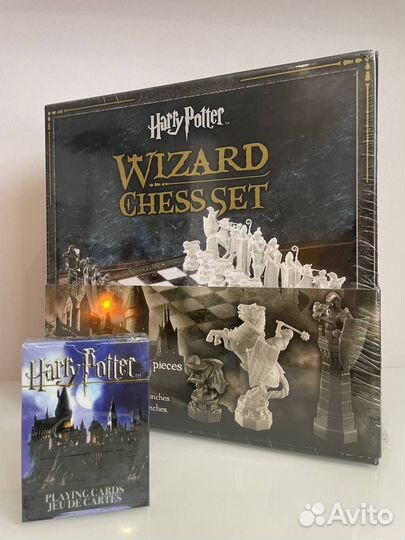 Шахматы Гарри Поттер + игральные карты