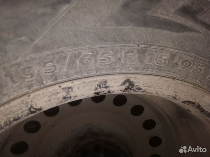 Колеса 195/65 R15 зимние шипованые