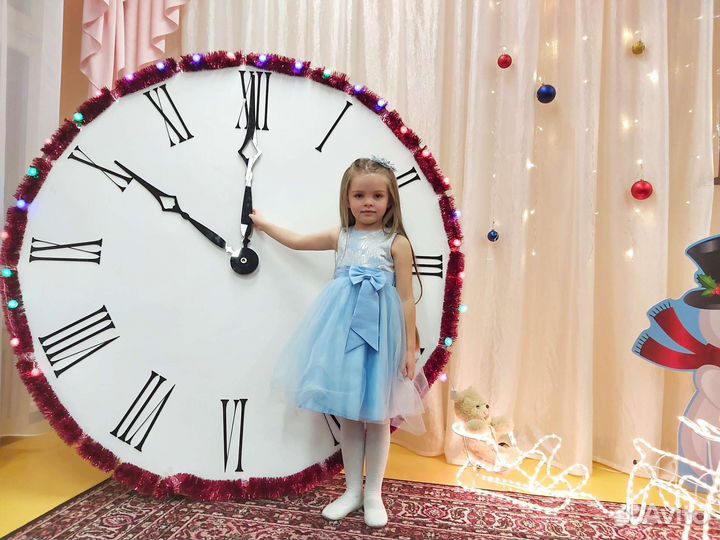 Нарядное платье для девочки на рост 116