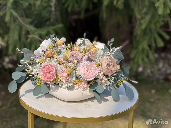 Букеты из стабилизированных цветов