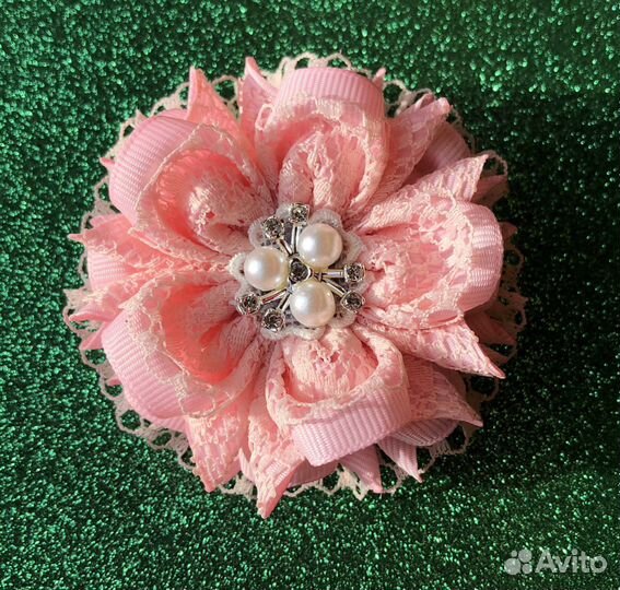 Бант ручной работы канзаши