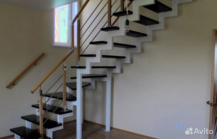Лестница с забежными ступенями