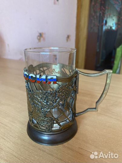 Подстаканник латунь