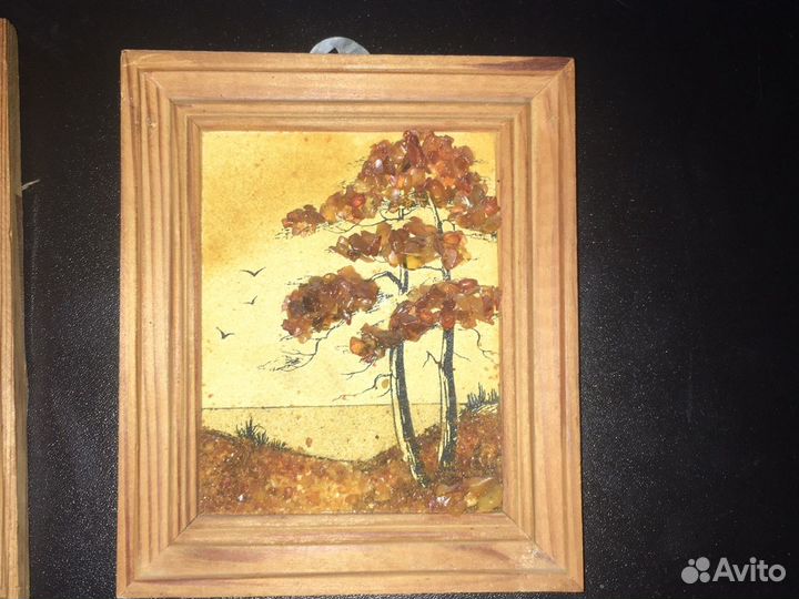 Картины из нат янтаря