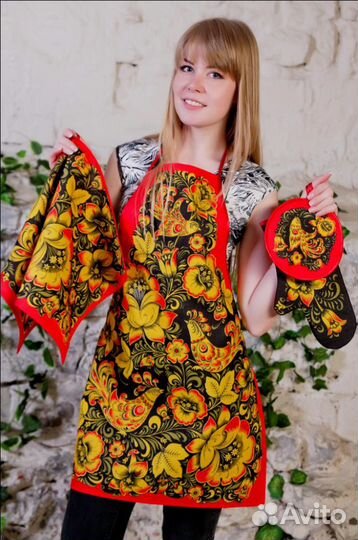 Праздничный набор (фартук+прихватка)