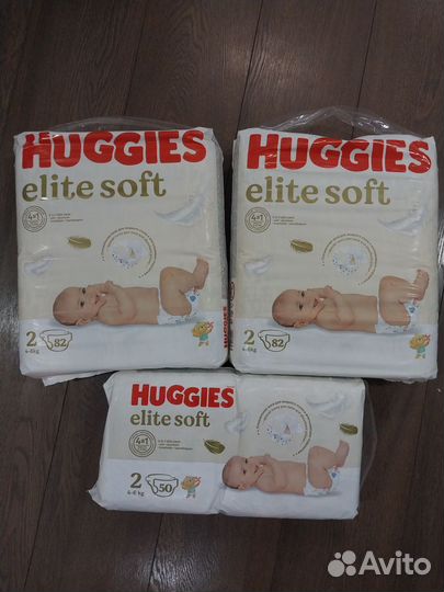 Подгузники huggies elite soft 2